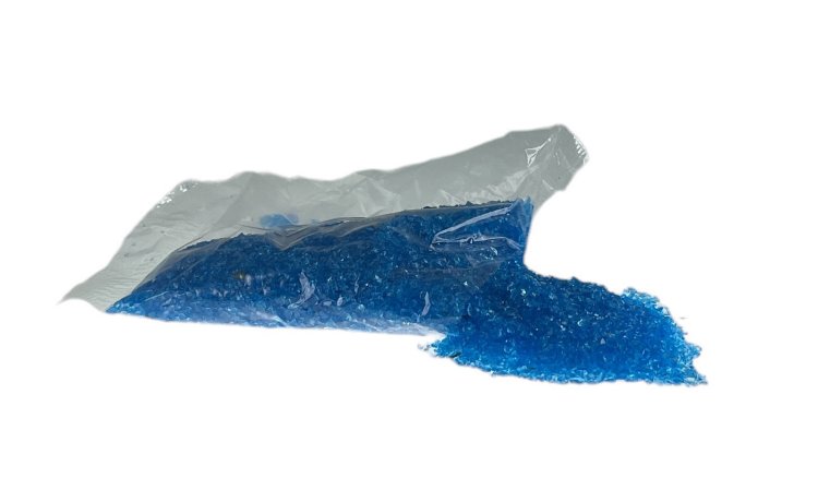 BOLSA VIRUTA CRISTAL AZUL/250GRS.