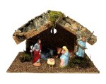 BELEN CON FIGURA 7CMS / 24X13X15CMS