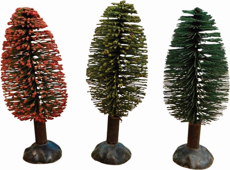 JUEGO 3 ARBOLES SURTIDOS 10CMS. (PRECIO JUEGO)