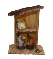 GALLINERO CORCHO / 8X5X10CMS