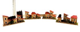 JUEGO 4 CASAS CORCHO SURT/ 9X4X6CMS (PRECIO JUEGO)