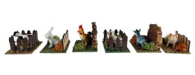 JUEGO 6 ANIMALES SURTIDOS / 7X7X8CMS (PRECIO JUEGO)