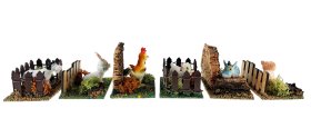 JUEGO 6 ANIMALES SURTIDOS / 7X7X8CMS (PRECIO JUEGO)