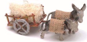 CARRETA CARGA CON BURRAS PARA FIGURA 8CMS