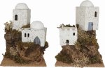 JUEGO 2 PUEBLOS MOROS SURT.C/PILA / 11X11X7CMS (PRECIO JUEGO)