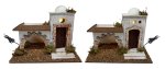 JUEGO 2 POSADAS SURT. CON LUZ BELEN 22X11X16CMS (PRECIO JUEGO)