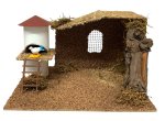 PORTAL CORCHO CON PALOMAR PARA FIGURA 10CMS / 30X18X18CMS