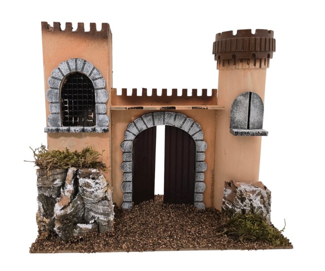 CASTILLO CORCHO / 22X15X19CMS