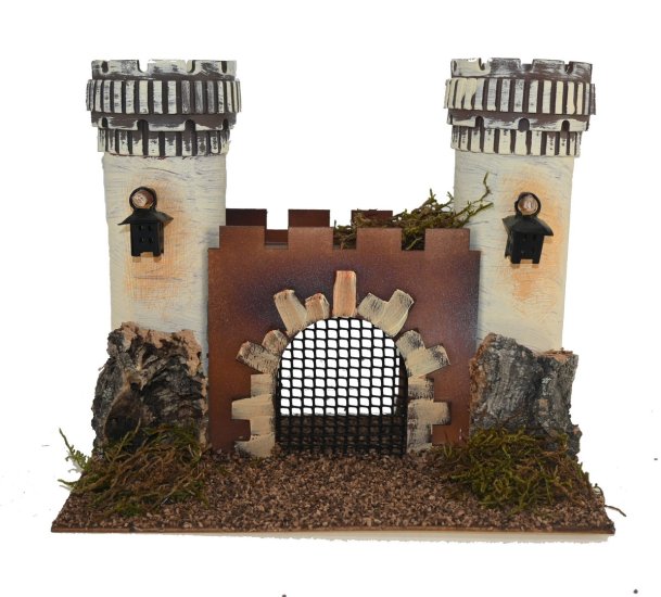 CASTILLO CORCHO / 22X15X19CMS