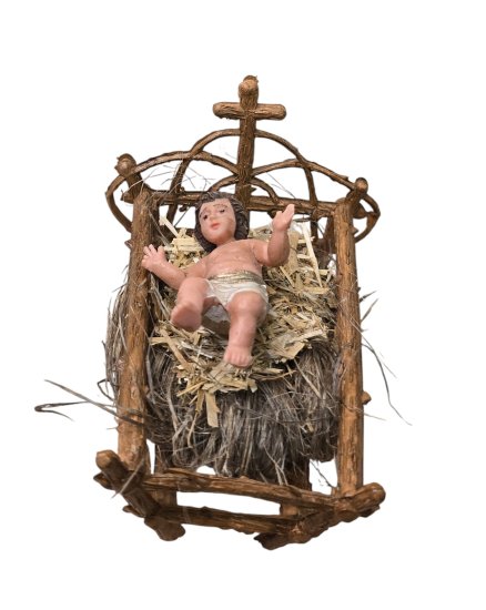 CUNA CON NIÑO 7CMS.