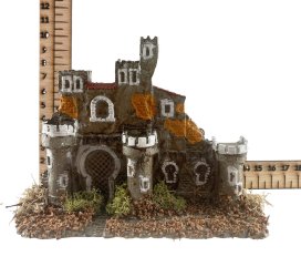 CASTILLO SILUETA 15X5X11CMS