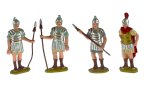 JUEGO 4 SOLDADOS ROMANOS SURTIDOS 7CMS (PRECIO JUEGO)