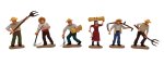 JUEGO 6 CAMPESINOS SURTIDOS 8CMS. (PRECIO JUEGO)