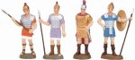 JUEGO 4 SOLDADOS ROMANOS 8CMS. (PRECIO JUEGO)