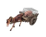 CARRO CABALLO CON ANIMALES PARA FIGURA 8CMS