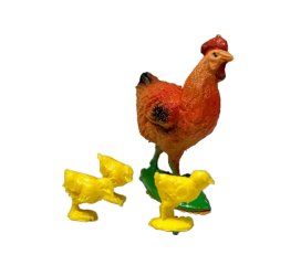 BOLSA MADRE Y CRIAS GALLINAS 4CMS.