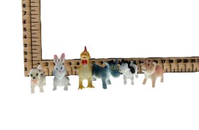 JUEGO 6 ANIMALES MODERNOS SURTIDOS 3,5CMS. (PRECIO JUEGO)