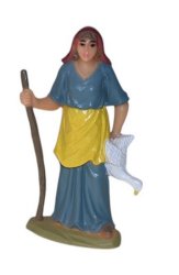PASTORA CON PATO 8CMS.