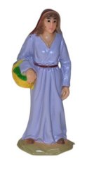 PASTORA CON CESTA 8CMS.