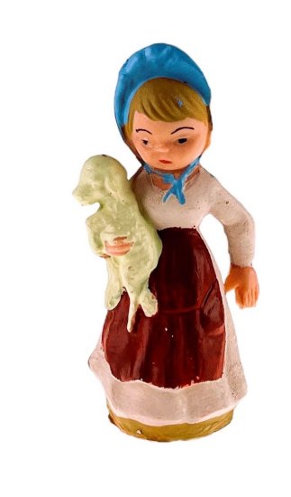 NIÑA CORDERO MODERNA 8CMS.