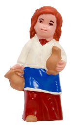 PASTORA CON JARRAS MODERNA 8CMS.