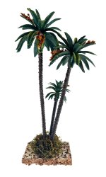 PALMERA TRIPLE DECORADA 25CMS