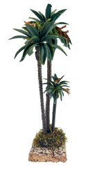 PALMERA TRIPLE DECORADA 25CMS