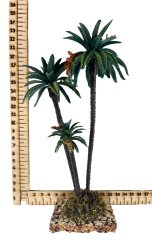 PALMERA TRIPLE DECORADA 25CMS