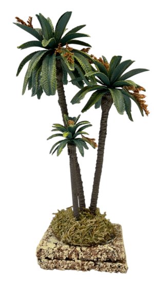 PALMERA TRIPLE DECORADA 25CMS