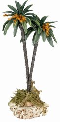 PALMERA DOBLE DECORADA 23CMS