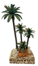 GRUPO 4 PALMERAS DECORADA 23CMS