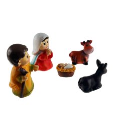 JUEGO NACIMIENTO INFANTIL RESINA 6CMS