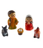 JUEGO NACIMIENTO INFANTIL RESINA 6CMS