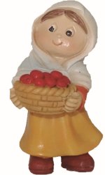 PASTORA CESTA FRUTOS INFANTIL RESINA 6CMS