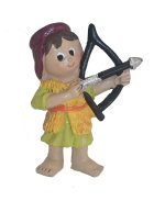 ARQUERO INFANTIL RESINA 6CMS (C.4UNI)