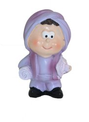 PASTOR CON MANTA INFANTIL RESINA 4,5CMS