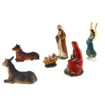 JUEGO NACIMIENTO RESINA 8CMS.