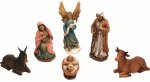 JUEGO NACIMIENTO RESINA 8CMS.