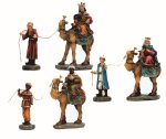 JUEGO REYES A CAMELLO RESINA 6CMS.