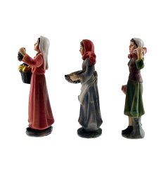 JUEGO 3 PASTORAS RESINA SURTIDOS 8CMS (PRECIO JUEGO)