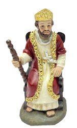 HERODES SENTADO RESINA 11CMS.