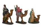 JUEGO REYES A CAMELLO RESINA 11CMS.