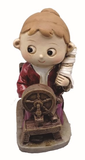 HILANDERA RESINA REDONDITO 9,5CMS.