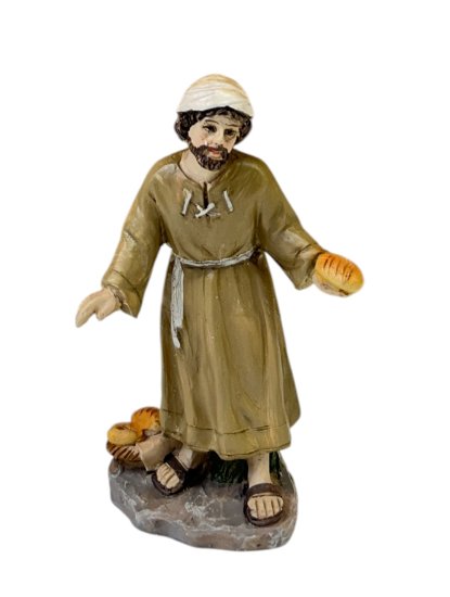 VENDEDOR DE PAN RESINA 11CMS.
