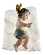 NIÑO JESUS RESINA CON PIEL 25CMS.