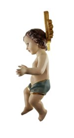 NIÑO JESUS RESINA CON PIEL 18CMS.