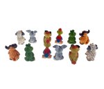 JUEGO 6 ANIMALES INFANTILES RESINA 4-5CMS SURT. (PRECIO JUEGO)