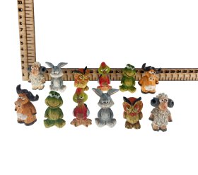 JUEGO 6 ANIMALES INFANTILES RESINA 4-5CMS SURT. (PRECIO JUEGO)