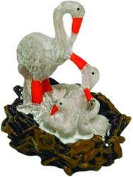 GRUPO NIDO CIGUEÑA RESINA 6CMS.