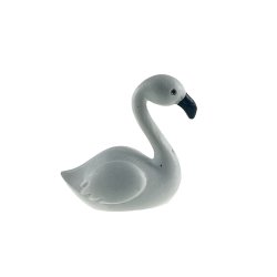 JUEGO 2 CISNES BLANCOS SURTIDOS RESINA 4CMS (PRECIO JUEGO)